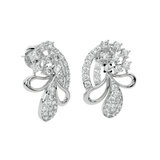 Lauro Round Diamond Stud Earrings